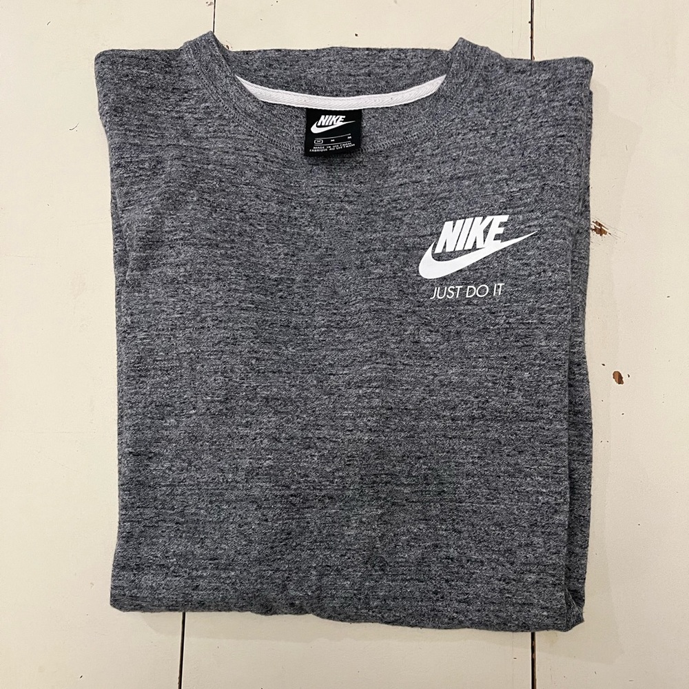 Gray tunic length long sleeve